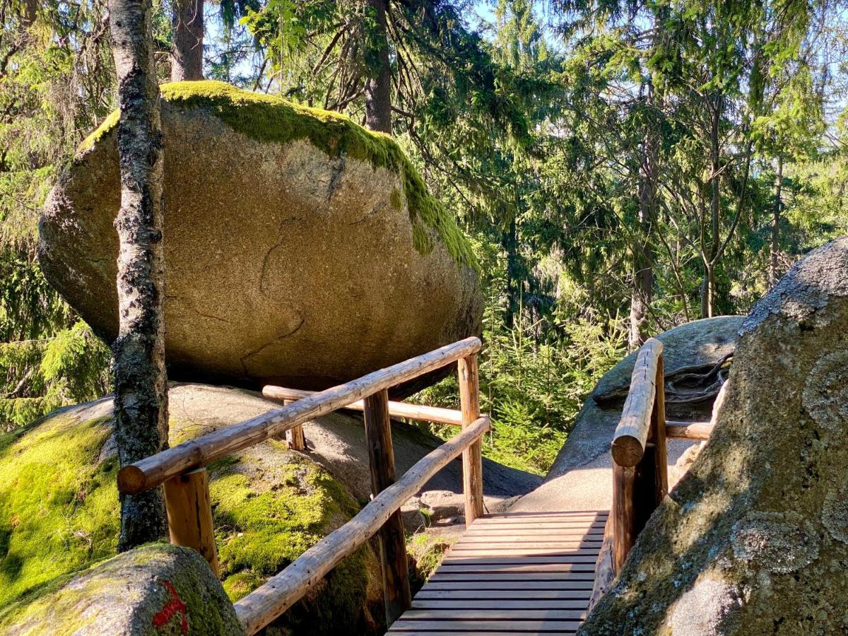 Ferienwohnung Oxana Im Naturpark Fichtelgebirge Schonwald  Dış mekan fotoğraf