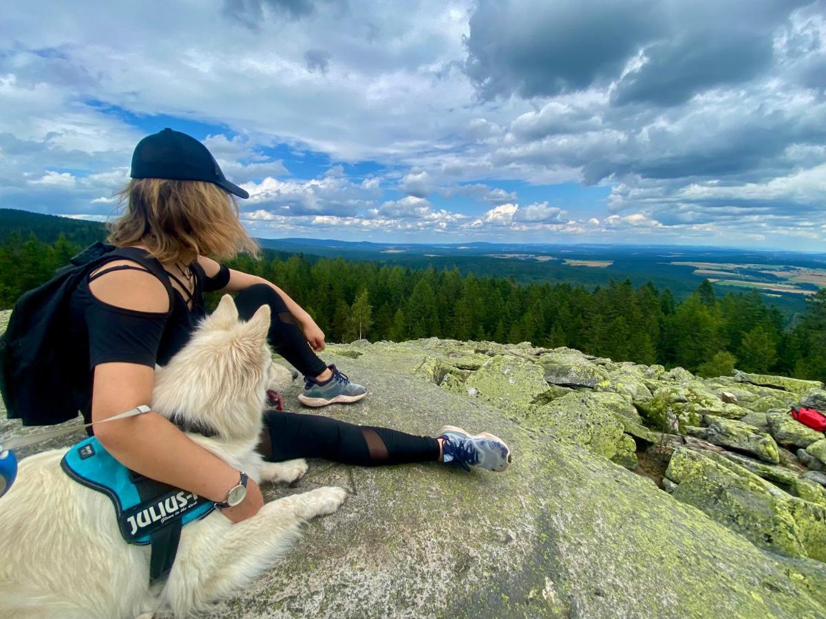 Ferienwohnung Oxana Im Naturpark Fichtelgebirge Schonwald  Dış mekan fotoğraf