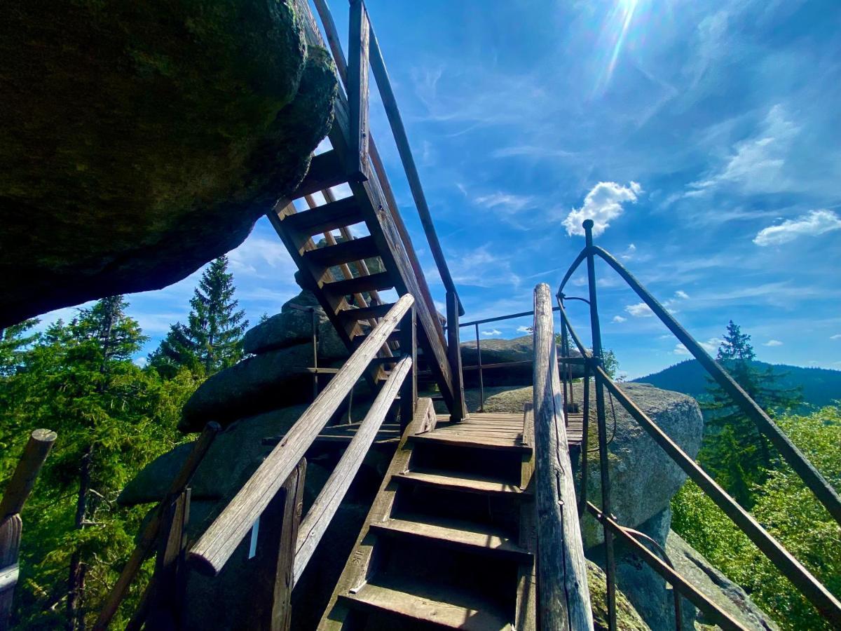 Ferienwohnung Oxana Im Naturpark Fichtelgebirge Schonwald  Dış mekan fotoğraf