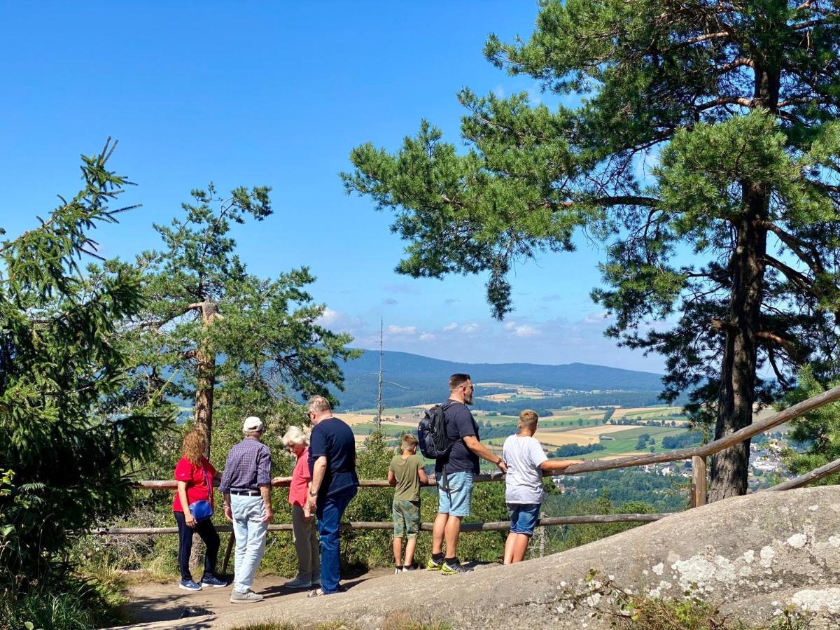 Ferienwohnung Oxana Im Naturpark Fichtelgebirge Schonwald  Dış mekan fotoğraf